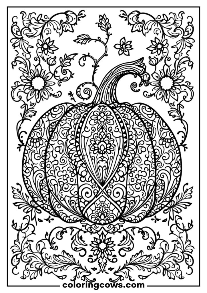 Elegant Decorative Pumpkin