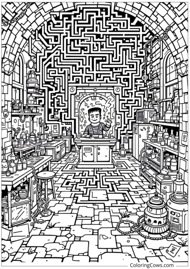 Frankenstein's Laboratory Maze