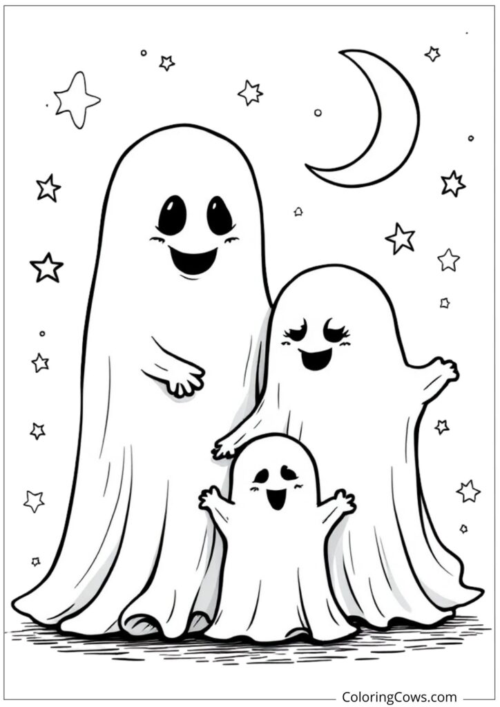 Ghost Family Portrait Scene