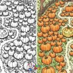 Halloween Maze Coloring Pages