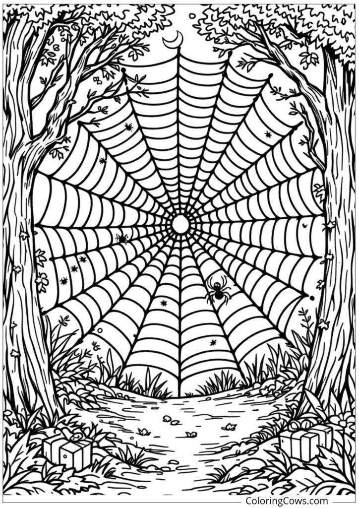 Spider Web Labyrinth Maze