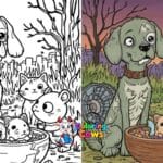 Zombie Coloring Pages