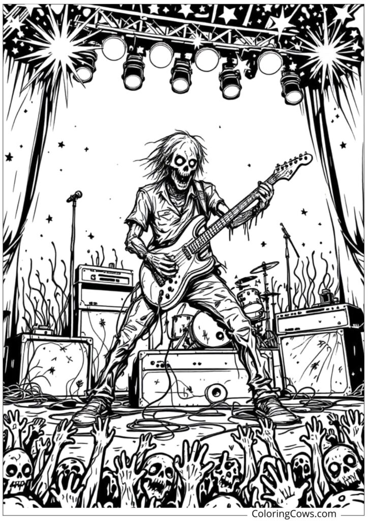 Zombie Rockstar Concert